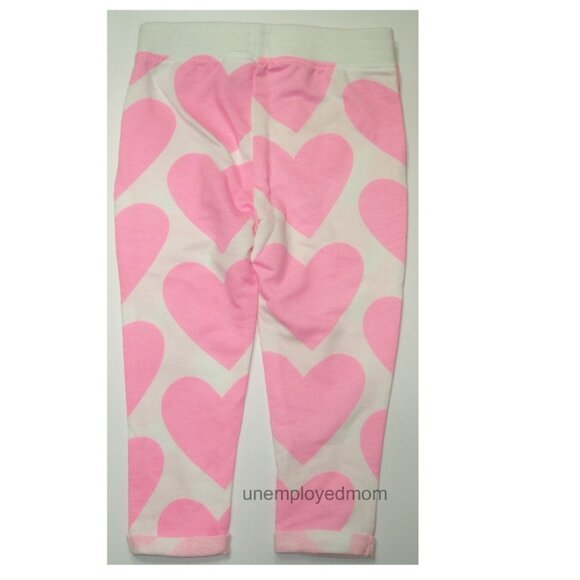 Girls Legging Joggers Pants 7 pair Bundle Lot Unicorns Hearts Animal Print Levis - Picture 5 of 15